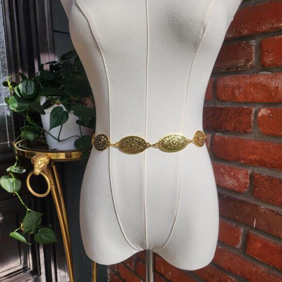 Floral boho gold y2k chain - Picture 2 of 6